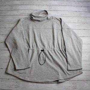 Cato Women's Gray Cozy Tunic Top Plus Size 18W 20W Fleece Sweatshi…
